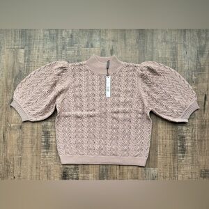 Elie Tahari Pink Cowl Neck Sweater